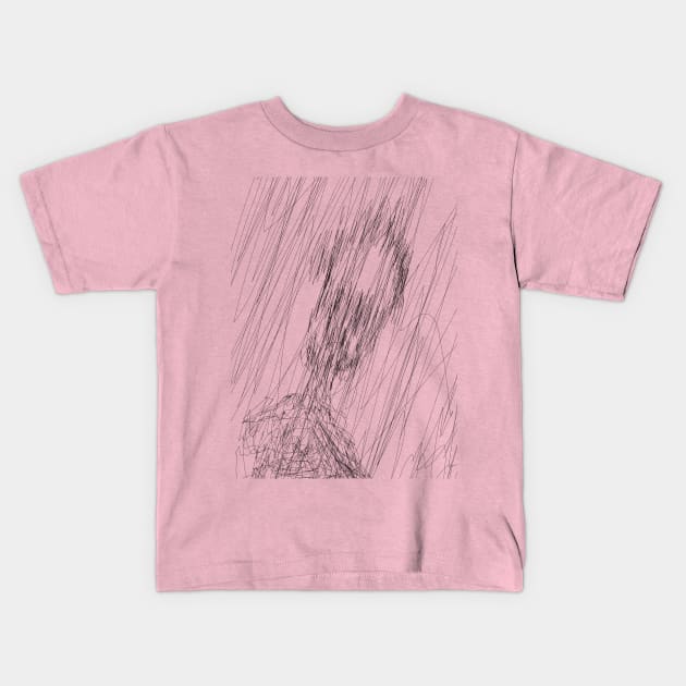 Creepy silhouette Kids T-Shirt by Nonetheless